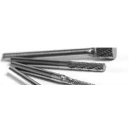 Champion Cutting Tool Tree Shaped Mini Carbide Bur Uncoated, 1/4in Cutter Diameter, 1/2in Length of Cut, Double Cut CHA USG51